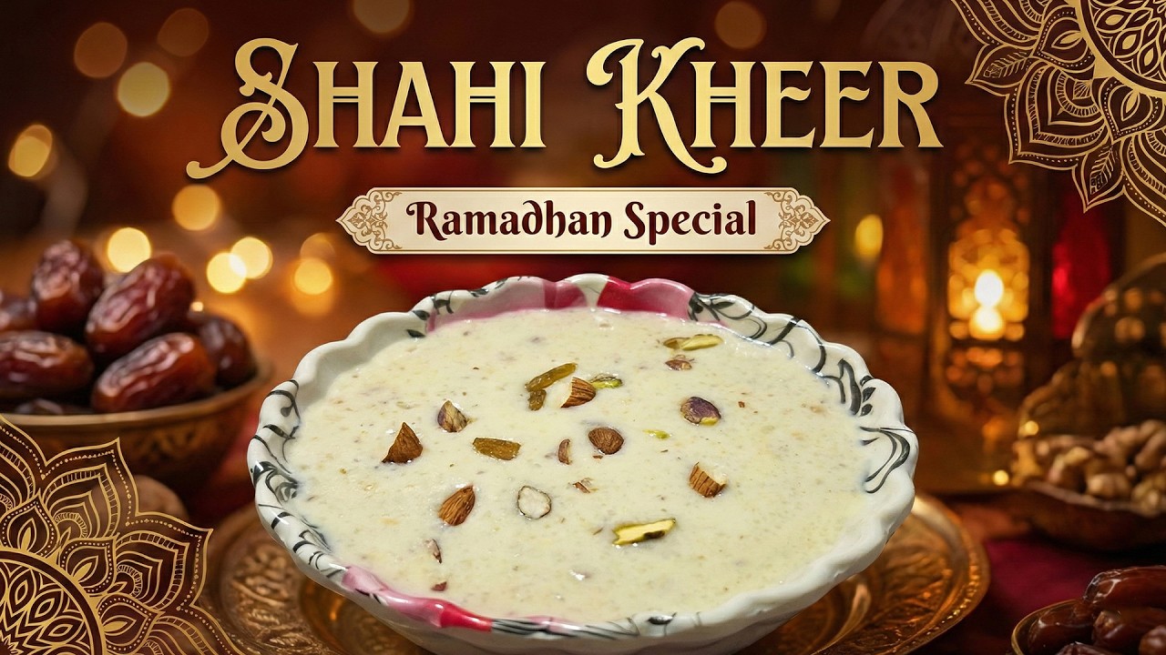 Shahi Kheer | Kashmiri Recipe | Ramadhan Special | Tufsha Bites