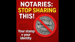 Why Notaries Need to Protect Their Stamp Details