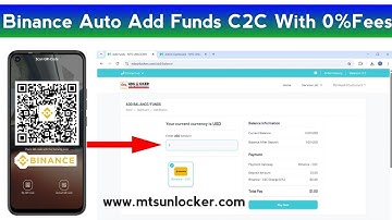 How to Auto Add Funds to Binance Pay C2C with 0% Fees | Step-by-Step Guide Mtsunlocker.com