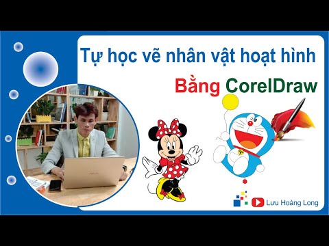 Video Tự học vẽ nhân vật hoạt hình bằng phần mềm CorelDRAW |... - YouTube