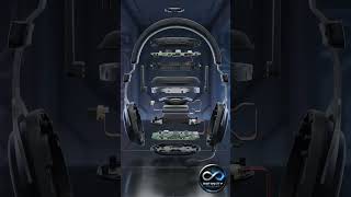 🎧🔥 Inside Wireless Headphones | Ultra Realistic 3D Exploded View Animation #shortvideo #shorts