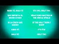 ERES TÚ BY ARTIST MATISSE FT REIK WITH ENGLISH AND SPANISH LYRICS EDITED BY ELLE0333