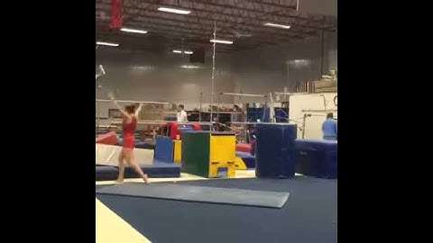Round off backhandspring 1 1/2 to punch front