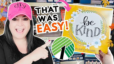 GENIUS 🤯 Dollar Tree DIY Crafts Using Calendars | Fall Crafts