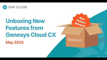 May 2024 - New Feature Releases For Genesys Cloud CX!