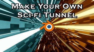 Another Easy Sci-Fi Tunnel Loop - Blender Tutorial