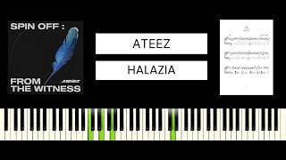 ATEEZ (에이티즈) - HALAZIA (BEST PIANO TUTORIAL & COVER)