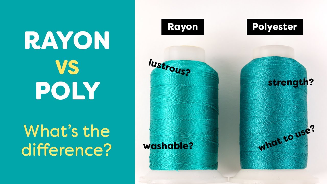 WonderFil Specialty Threads - Rayon vs. Polyester – What's the