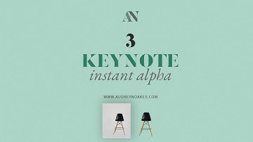 How to REMOVE BACKGROUND from image with Keynote