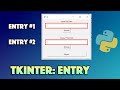 TKinter: Entry Widget Tutorial