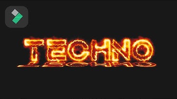 how to make a fire text intro in filmora 9