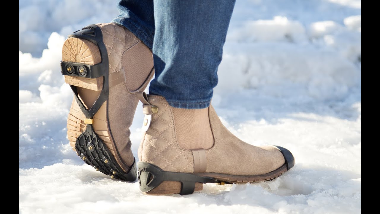 Stay upright—and chic—in icy weather. YouTube