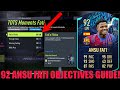 HOW TO COMPLETE ANSU FATI OBJECTIVES FAST! - 92 Rated TOTS Moments Ansu Fati Objective - FIFA 22