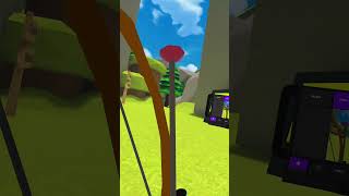 U can pick up bows in skelly with one hand #vr #skellyvr #gtag