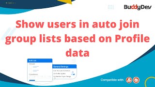 How to show users in auto join group lists based on Profile data screenshot 4