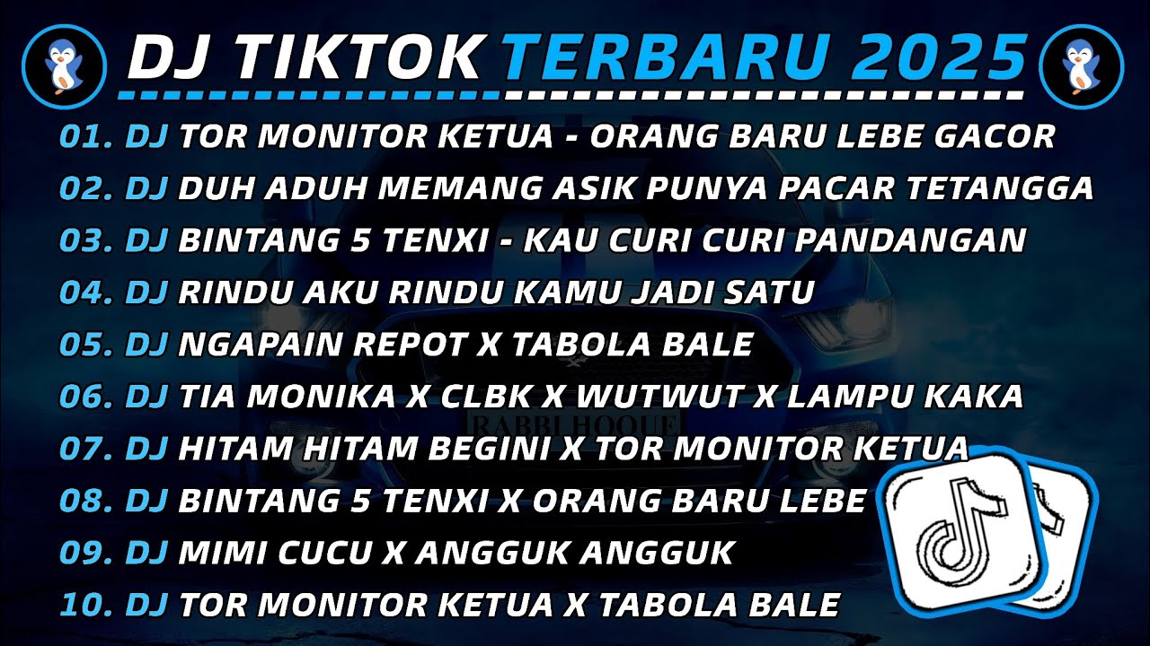 DJ TIKTOK TERBARU 2025 🎧 DJ TOR MONITOR KETUA - ORANG BARU LEBE GACOR 🎵 DJ DUH ADUH MEMANG ASIK 