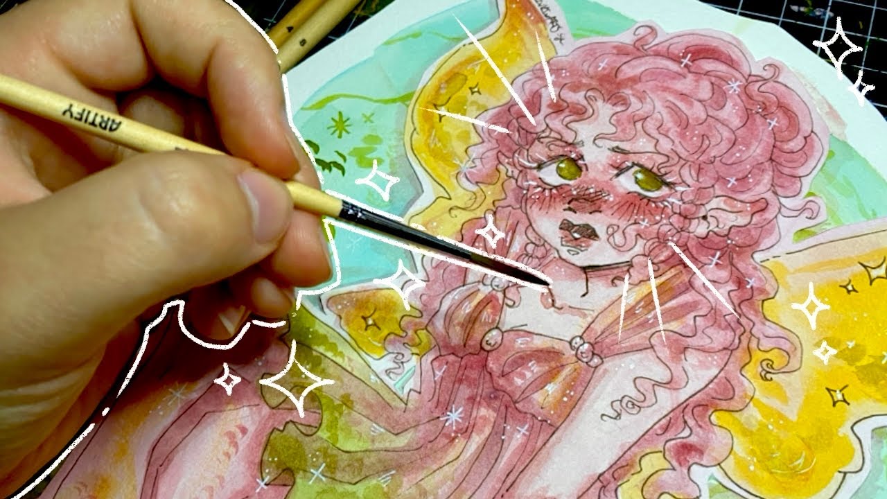 LET’S PAINT A FAIRY!🌸✨- Artify Paintbrush Review!🎨