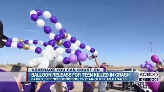Balloon release to honor Sean Canales, killed in motorcycle crash