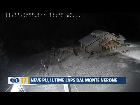 Neve Pesaro Urbino: il time laps dal Monte Nerone