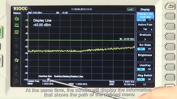 RIGOL   Using the Spectrum Analyzer Basic User Key by Saelig