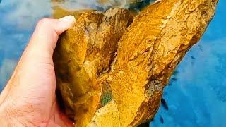 find a natural gold nugget in the rivers while looking for gemstone