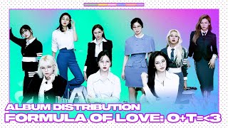 Twice - Formula Of Love Album Distribution
