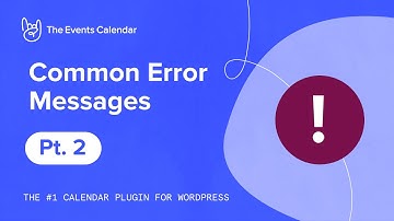 Common Error Messages: To begin using [Plugin Name], please install the latest version
