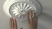 зеркальная потолочная розетка для люстры (купила) - YouTube
