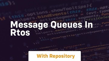 message queues in rtos