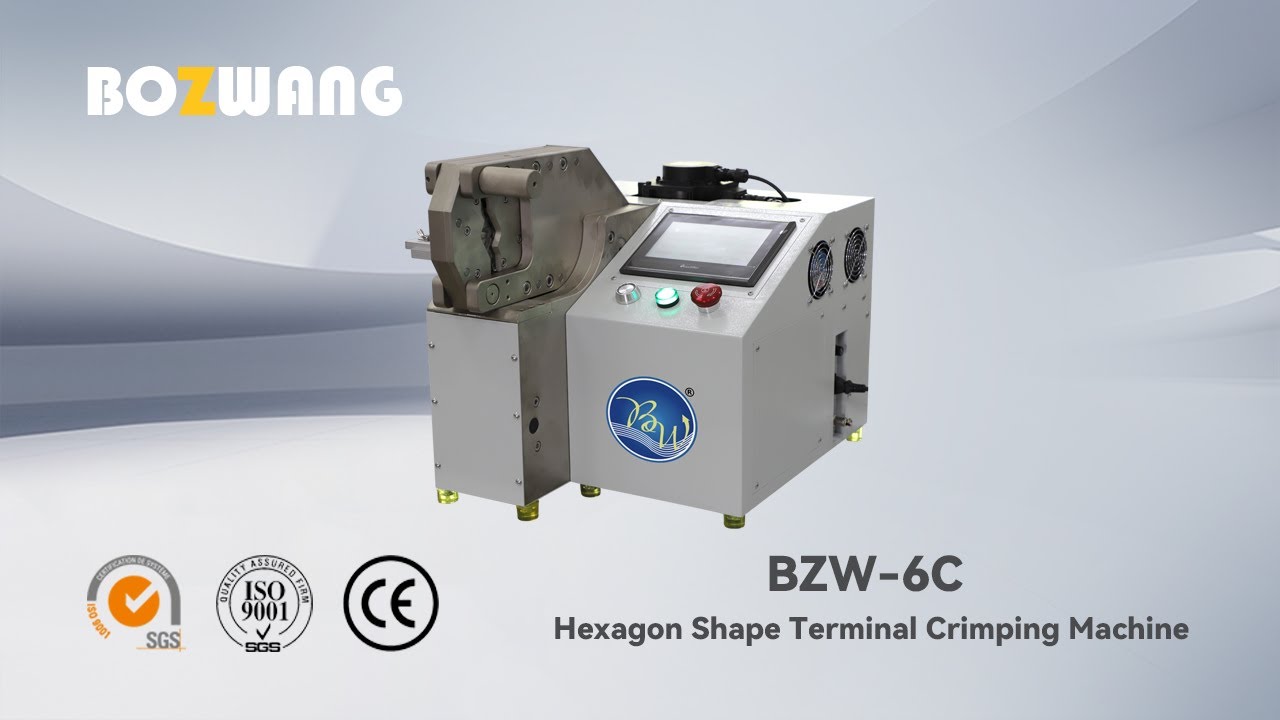 BZW-6C Semi-Automatic Hexagonal Terminal Crimping Machine (6–120