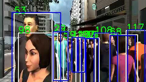 Deep Sort + Yolo on Synthetic data