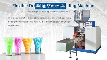 Automatic flexible drinking straw bending machine