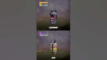 Legendary Vs Epic Smoke Grenade in CODM 🤯😍