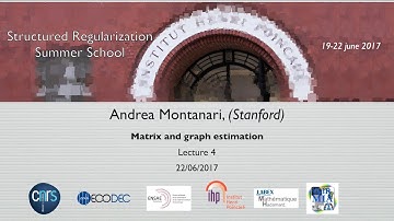 Structured Regularization Summer School - A. Montanari - 4/4 - 22/06/2017