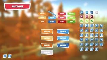 Funky Cartoon GUI + UI Animation Bundle | Demo | Asset Store