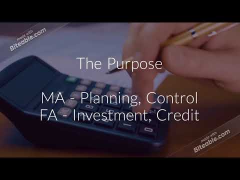 Differences between Managerial and Financial Accounting