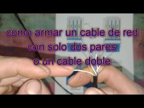 Vídeo: Com Encertar Un Parell Trenat De 4 Cables