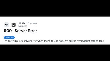 How To Fix Notion Error Code 500?