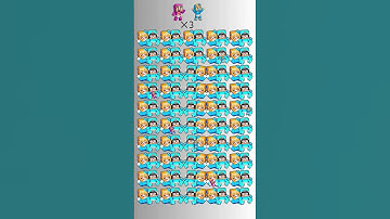 MInecraft OMZ & Crystal 99% Fail This Spot the Difference Challenge #omz #minecraft #shorts #quiz