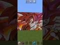 Making goku in Minecraft #shorts