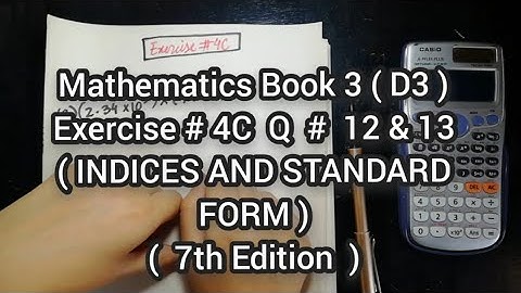 Mathematics Book 3 (D3) | 7th Edition | Exercise # 4 C | Q # 12 & 13 | Ifra Syed | in Urdu\Hindi