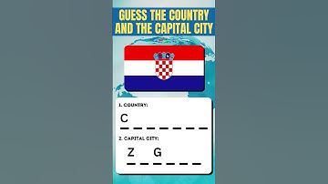 GUESS THE COUNTRY AND THE CAPITAL CITY PT1 #shorts #quiz #flag #challenge #viral #geography