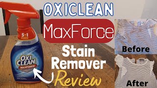Oxiclean Max Force Stain Remover Review