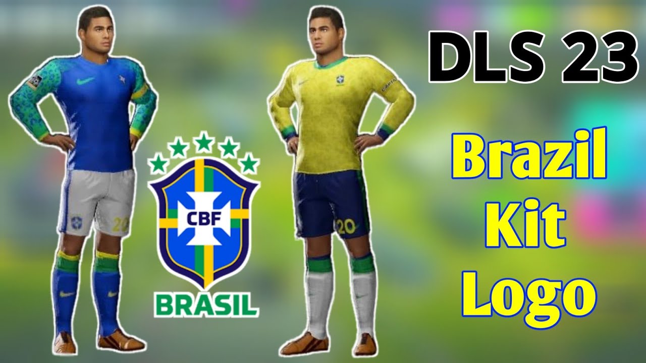 DLS 23 BRAZIL WORLD CUP LOGO AND KIT DLS 23 BRAZIL KIT AND LOGO YouTube