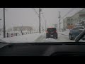 2024年2月27日 積雪44cm 大雪の八戸市 通勤時間 車載動画