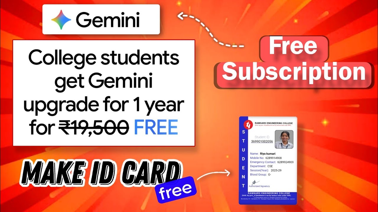 100% Free Gemini Pro Subscribtion + 2TB storage ✅ 🔥 | Google Veo 3 free