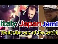 Japan/Italy Jam.   &quot;That&#39;s the way of the world&quot; 　 日本とイタリアでセッション！