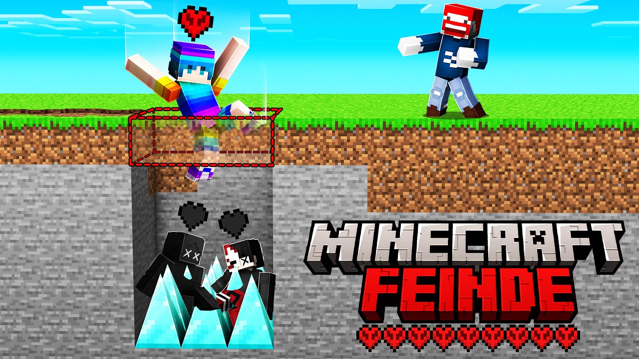 meine 800IQ GEISTER BLOCK FALLE SCHLÄGT zu! Minecraft Feinde