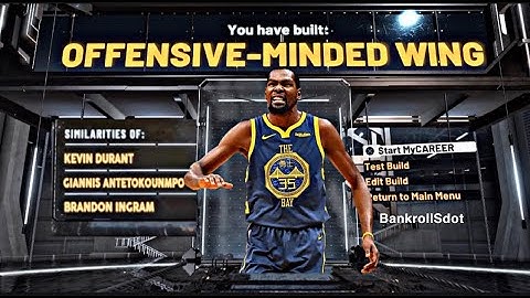 * RARE KEVIN DURANT BUILD ON NBA 2K20! THIS BUILD CAN DO EVERYTHING! DEMIGOD BUILD