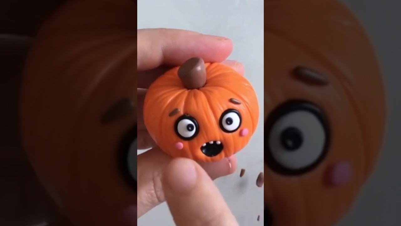 Random Nerdery: Halloween - How to make polymer clay pumpkins